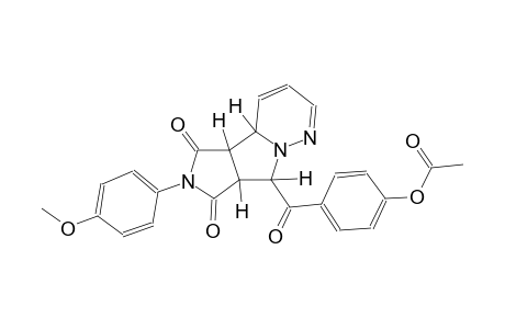 4-{[(4aS,4bR,7aS,8R)-6-(4-methoxyphenyl)-5,7-dioxo-4b,5,6,7,7a,8-hexahydro-4aH-pyrrolo[3',4':3,4]pyrrolo[1,2-b]pyridazin-8-yl]carbonyl}phenyl acetate