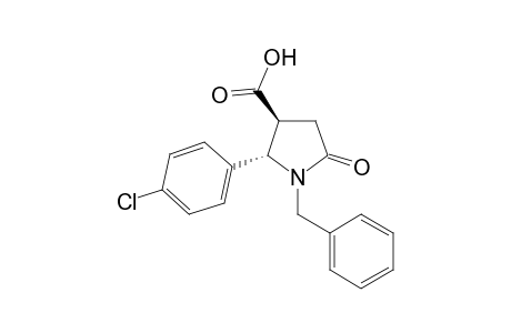 1-Benzyl-2-(4-chlorophenyl)-5-oxopyrrolidine-3-carboxylic acid