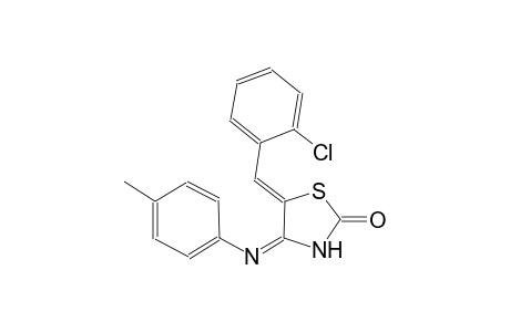 (4E,5Z)-5-(2-chlorobenzylidene)-4-[(4-methylphenyl)imino]-1,3-thiazolidin-2-one