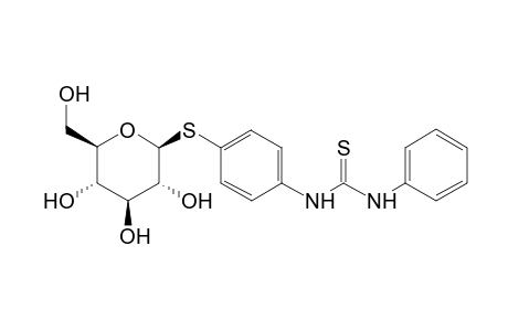 4-(beta-D-glucosylthio)thiocarbanilide