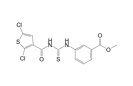 m-[3-(2,5-dichloro-3-thenoyl)-2-thioureido]benzoic acid, methyl ester