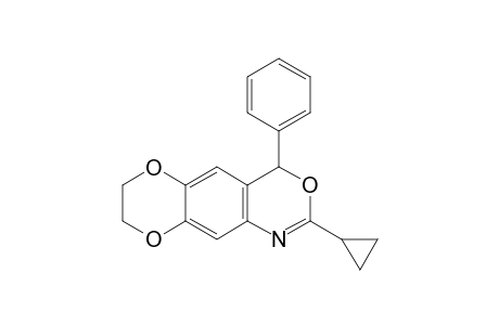 2-cyclopropyl-4-phenyl-7,8-dihydro-4H-[1,4]dioxino[2,3-g][3,1]benzoxazine