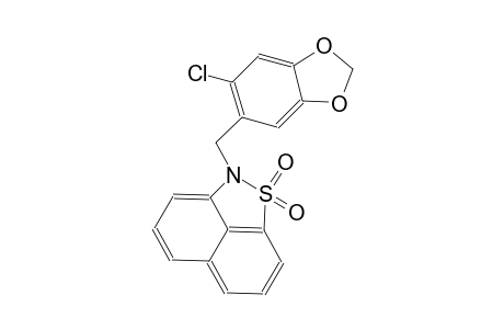 2-[(6-chloro-1,3-benzodioxol-5-yl)methyl]-2H-naphtho[1,8-cd]isothiazole 1,1-dioxide