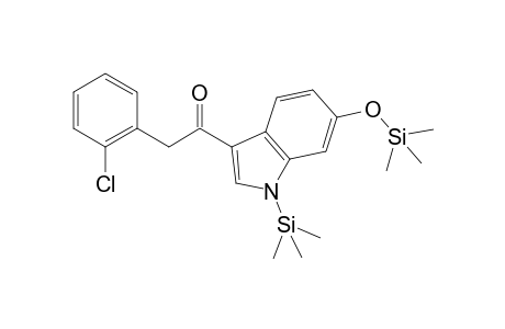 2-(2-Chlorophenyl)-1-(1-(trimethylsilyl)-6-((trimethylsilyl)oxy)-1H-indol-3-yl)ethan-1-one