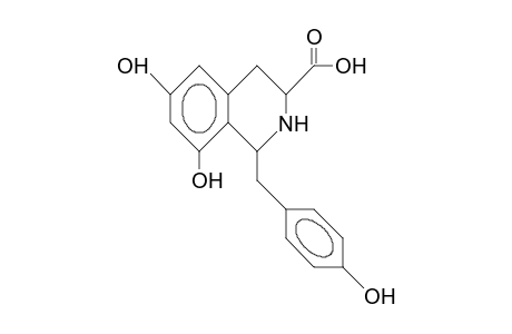 3-Carboxy-1-(4-hydroxy-benzyl)-6,8-dihydroxy-tetrahydro-isoquinoline