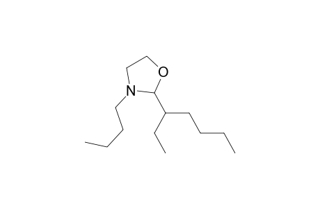 3-Butyl-2-(1-ethylpentyl)oxazolidine