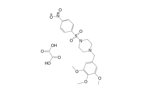 1-((4-nitrophenyl)sulfonyl)-4-(3,4,5-trimethoxybenzyl)piperazine oxalate