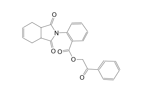 benzoic acid, 2-(1,3,3a,4,7,7a-hexahydro-1,3-dioxo-2H-isoindol-2-yl)-, 2-oxo-2-phenylethyl ester