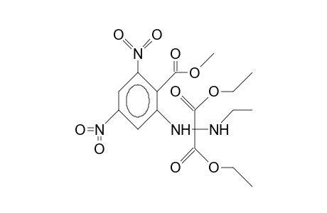 Methyl 2-[N-(diethoxycarbonyl)(ethylamino)methyl]amino-4,6-dinitrobenzoate