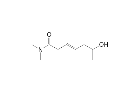 (3E)-6-Hydroxy-N,N,5-trimethyl-3-heptenamide