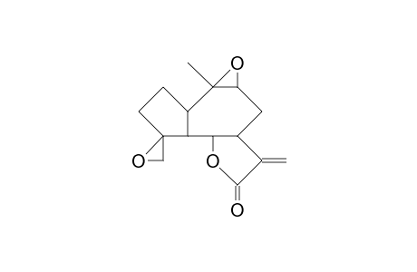 SPIRO[OXIRANE-2,1'(7'H)-OXIRENO[7,8]AZULENO[4,5-B]FURAN-7'-ONE, DECAHYDRO-3'B-METHYL-6'-METHYLENE-