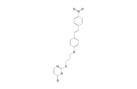 (E)-2-(4'-NITROSTILBENYL-4-OXYPROPYLTHIOUARCIL)