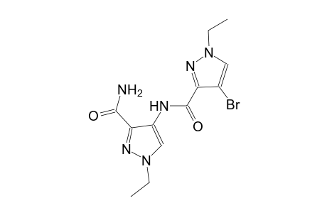 4-{[(4-bromo-1-ethyl-1H-pyrazol-3-yl)carbonyl]amino}-1-ethyl-1H-pyrazole-3-carboxamide
