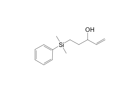 5-(dimethyl(phenyl)silyl)pent-1-en-3-ol