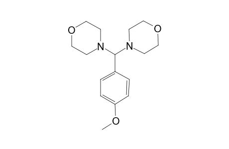 4-[(4-Methoxyphenyl)(4-morpholinyl)methyl]morpholine
