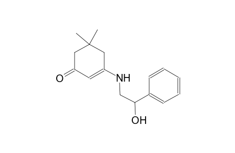 3-[(2-hydroxy-2-phenylethyl)amino]-5,5-dimethyl-2-cyclohexen-1-one