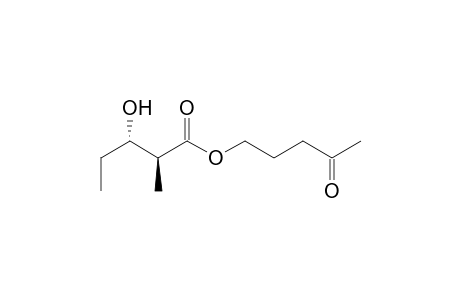 anti-(2S,3S)-3-Hydroxy-2-methylvaleric acid 4-oxopentyl ester