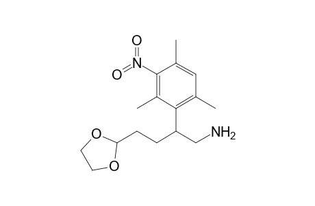 .beta.-[2',4',6'-Trimethyl-3'-nitrophenyl]-1,3-dioxolane-2-butanamine