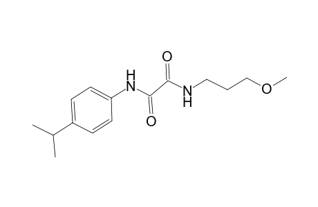 Oxamide, N-(4-isopropylphenyl)-N'-(3-methoxypropyl)-