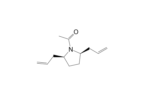 (cis)-2,5-Diallyl-1-acetylpyrrolidine