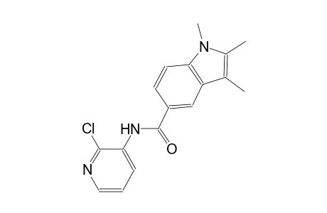 N-(2-chloro-3-pyridinyl)-1,2,3-trimethyl-1H-indole-5-carboxamide