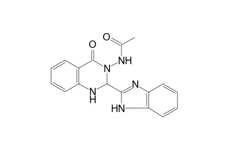 Acetamide, N-[2-(1H-benzoimidazol-2-yl)-4-oxo-1,4-dihydro-2H-quinazolin-3-yl]-