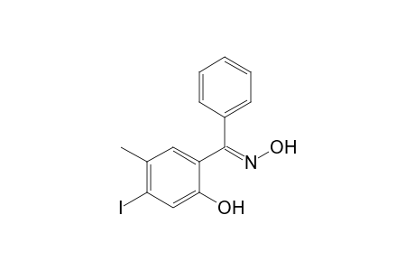 2-Hydroxy-4-iodo-5-methylbenzophenone - oxime