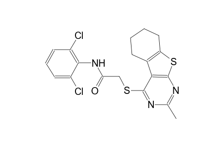 acetamide, N-(2,6-dichlorophenyl)-2-[(5,6,7,8-tetrahydro-2-methylbenzo[4,5]thieno[2,3-d]pyrimidin-4-yl)thio]-