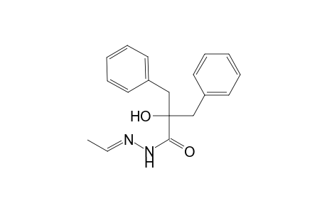 Propanehydrazide, 2-benzyl-2-hydroxy-3-phenyl-N2-ethylideno-