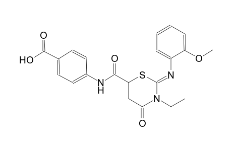 benzoic acid, 4-[[[(2Z)-3-ethyltetrahydro-2-[(2-methoxyphenyl)imino]-4-oxo-2H-1,3-thiazin-6-yl]carbonyl]amino]-