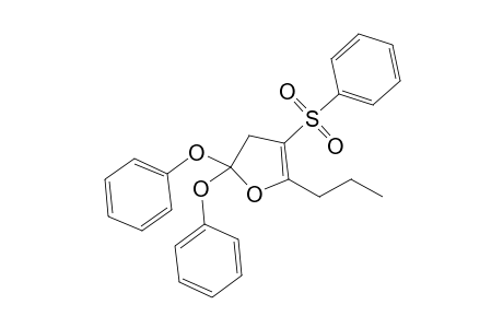 2,2-Diphenoxy-5-n-propyl-4-(phenylsulfonyl)-2,3-dihydrofuran