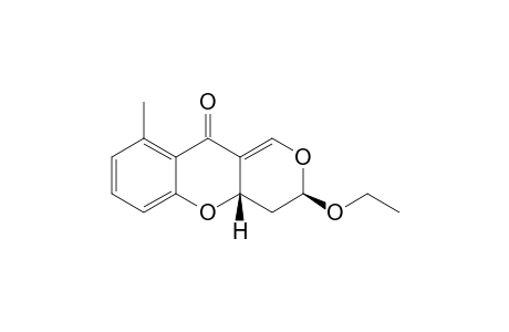 cis-3-Ethoxy-4,4a-dihydro-9-methyl-3H,10H-pyrano[4,3-b][1]benzopyran-10-one