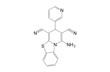 1-Amino-3-(3-pyridinyl)-3H-pyrido[2,1-b][1,3]benzothiazole-2,4-dicarbonitrile