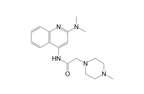 N-[2-(dimethylamino)-4-quinolinyl]-2-(4-methyl-1-piperazinyl)acetamide
