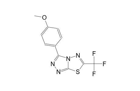 [1,2,4]triazolo[3,4-b][1,3,4]thiadiazole, 3-(4-methoxyphenyl)-6-(trifluoromethyl)-