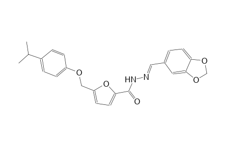 N'-[(E)-1,3-benzodioxol-5-ylmethylidene]-5-[(4-isopropylphenoxy)methyl]-2-furohydrazide