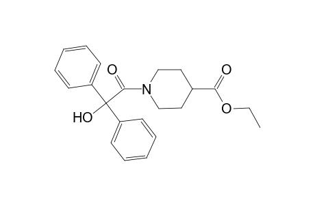 1-(2-Hydroxy-2,2-diphenyl-acetyl)-piperidine-4-carboxylic acid ethyl ester