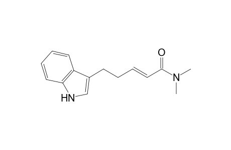 5-(Indol-3'-yl)-N,N-dimethylpent-2-enamide
