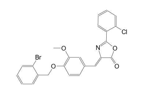 (4Z)-4-{4-[(2-bromobenzyl)oxy]-3-methoxybenzylidene}-2-(2-chlorophenyl)-1,3-oxazol-5(4H)-one