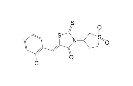 (5Z)-5-(2-chlorobenzylidene)-3-(1,1-dioxidotetrahydro-3-thienyl)-2-thioxo-1,3-thiazolidin-4-one