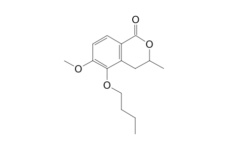 5-Butoxy-6-methoxy-3-methyl-3,4-dihydroisocoumarin