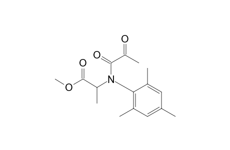 DL-Alanine, N-(1,2-dioxopropyl)-N-(2,4,6-trimethylphenyl)-, methyl ester