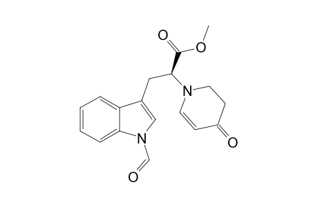 N-((S)-1-Carboxymethyl-2-[N-formyindol-3-yl]ethyl)-4-oxo-2,3-didehydropiperidine