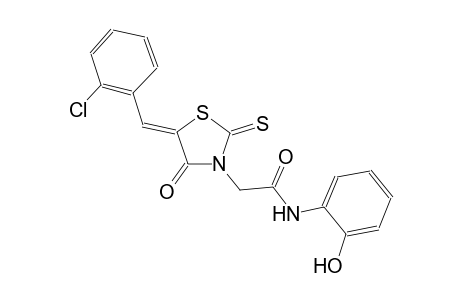 3-thiazolidineacetamide, 5-[(2-chlorophenyl)methylene]-N-(2-hydroxyphenyl)-4-oxo-2-thioxo-, (5Z)-