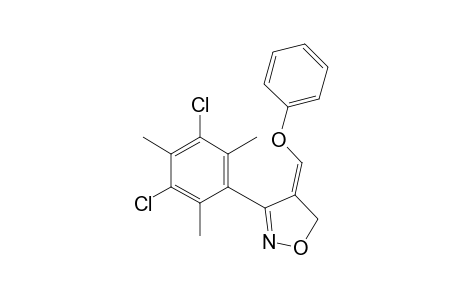 (E)-3-(3,5-Dichloro-2,4,6-trimethylphenyl)-4,5-dihydro-4-(phenoxymethylene)isoxazole