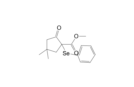 4,4-Dimethyl-2-methoxycarbonyl-2-phenylselanylcyclopentan-1-one
