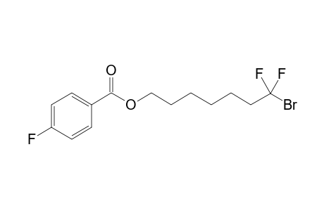 (7-bromo-7,7-difluoro-heptyl) 4-fluorobenzoate