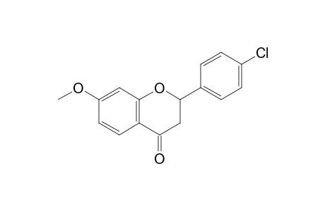2-(4-Chlorophenyl)-7-methoxy-2,3-dihydrochromen-4-one