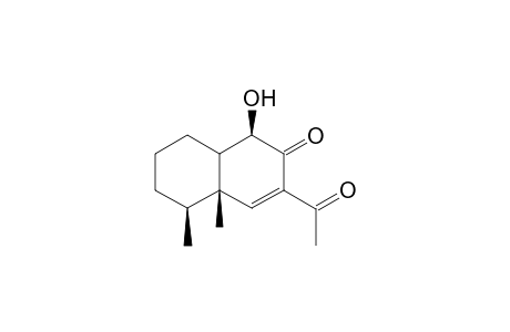 3-Acetyl-,4a,5,6,7,8,8a-hexahydro-1-hydroxy-4a,5-dimethylnaphthalen-2(1H)-one -yl