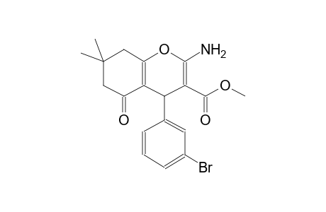 4H-1-benzopyran-3-carboxylic acid, 2-amino-4-(3-bromophenyl)-5,6,7,8-tetrahydro-7,7-dimethyl-5-oxo-, methyl ester